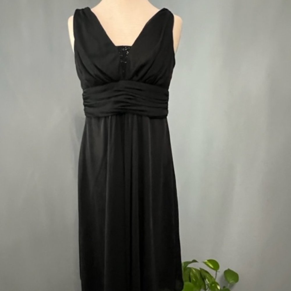 MENU Sexy Black Beaded Dress